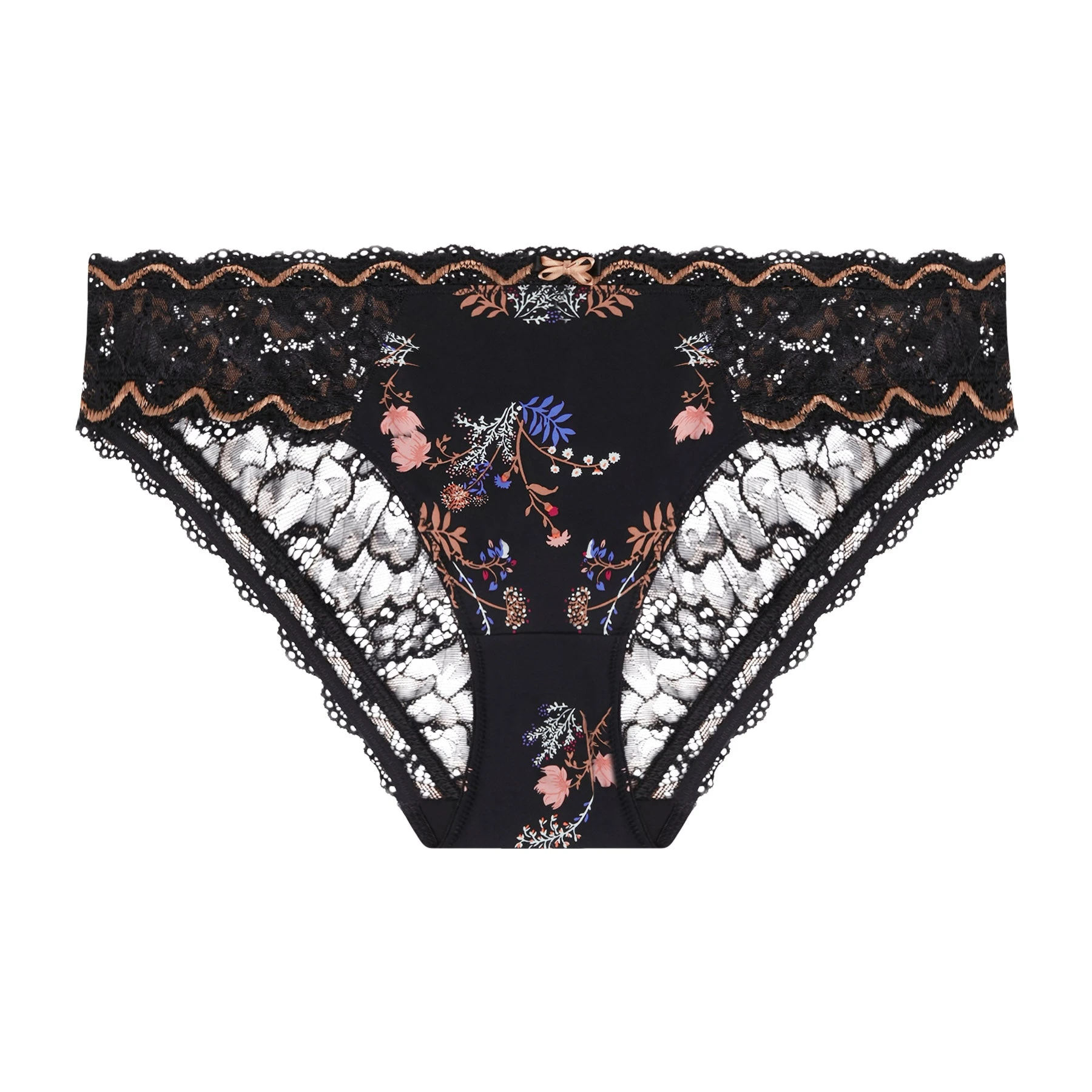 Culotte Noire Gold LUCCIA TWIST 3 Culotte Noire Gold LUCCIA TWIST