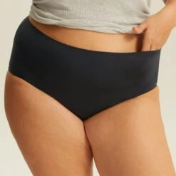 Culotte Très Haute One Size Noir JUST ONE MICRO -Soutiens-gorge Soldes BL04600 030 WEB 1