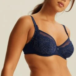 Soutien-gorge Emboîtant Avec Armatures Marine CAPRI -Soutiens-gorge Soldes BL14500 021 WEB 11
