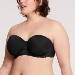 Soutien-gorge Bandeau Avec Armatures Black Pampelune -Soutiens-gorge Soldes BL25453 032 WEB 11