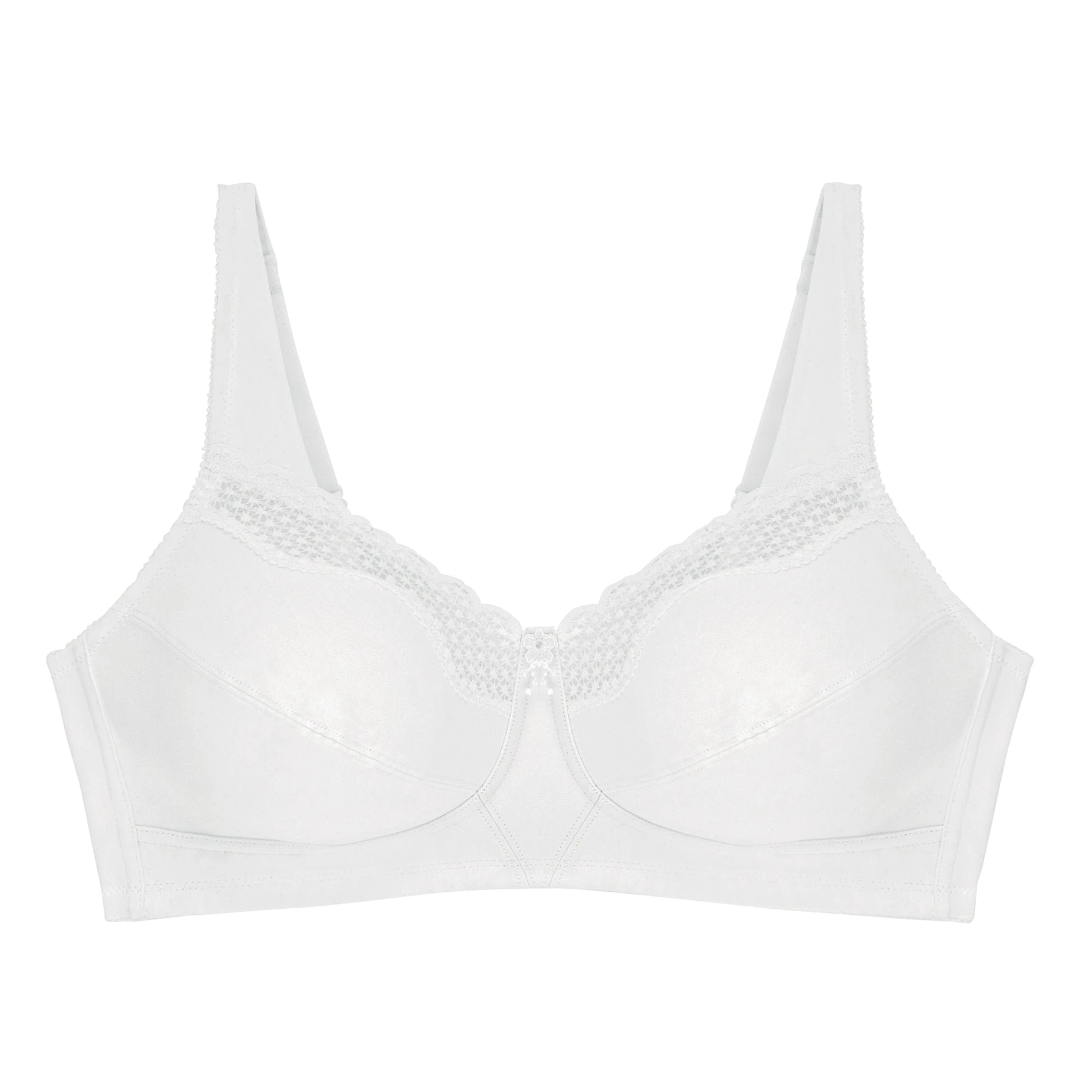 Soutien-gorge Sans Armatures Blanc Cotton Comfort 3 Soutien-gorge Sans Armatures Blanc Cotton Comfort