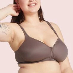 Soutien-gorge Sans Armatures Taupe Moulded Convertible -Soutiens-gorge Soldes BL72335 107 WEB 1