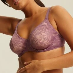 Soutien-gorge Coques Avec Armatures Mauve AMALFI -Soutiens-gorge Soldes CL23878 081 WEB 11